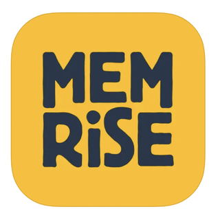 The Memrise app logo from the Apple App Store