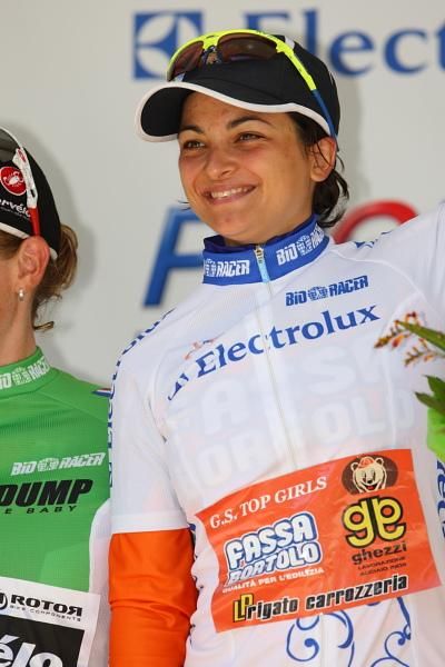 Young rider competition leader Valentina Bastianelli (Top Girls Fassa Bortolo - Ghezzi)