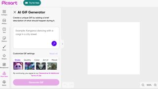Picsart AI GIF generator
