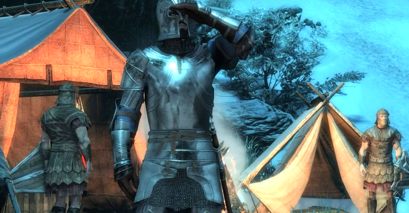 skyrim voices quiet when looking at them