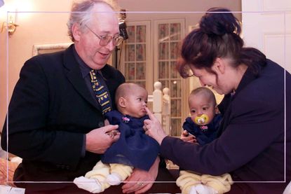 Cash for babies scandal: Alan and Judith Kilshaw with the twin girls they tried to adopt