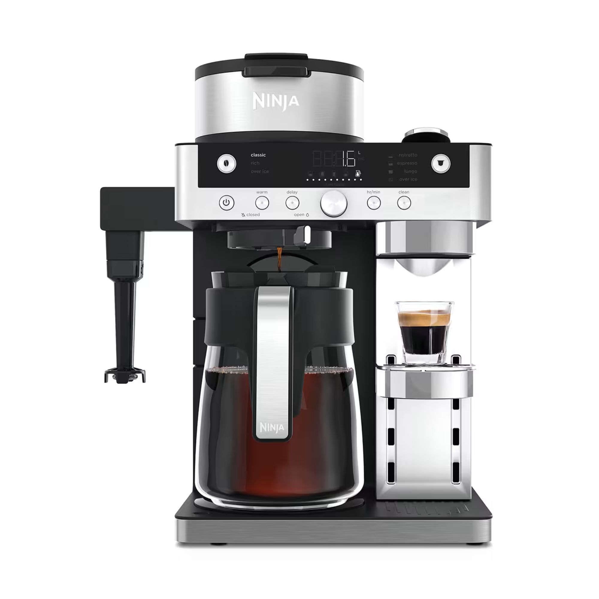 A Ninja Prestige DualBrew System on a white background.