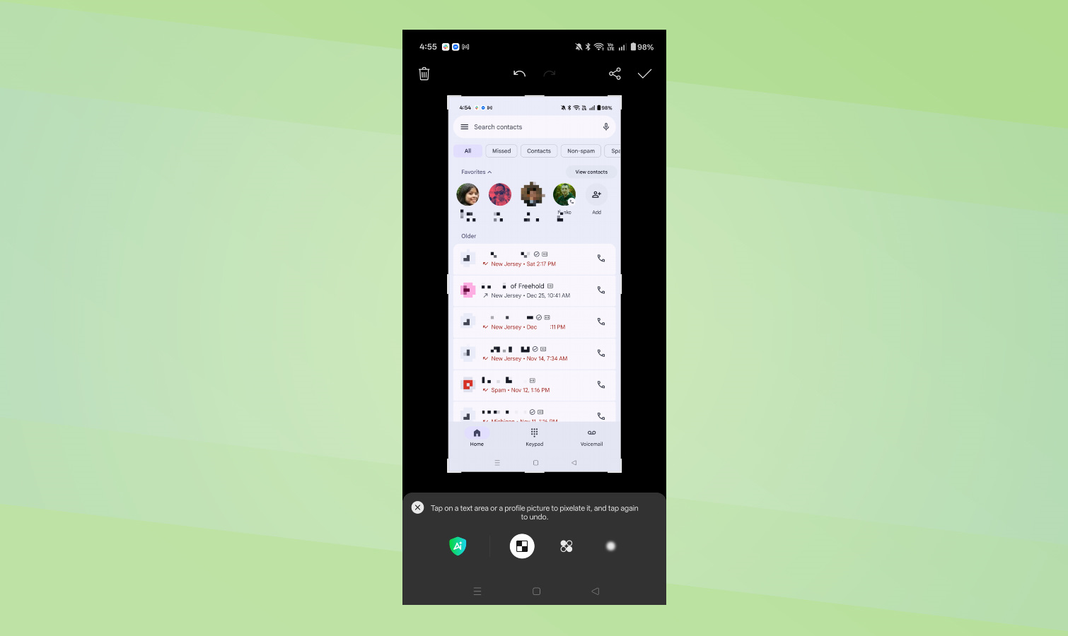 OnePlus 15 screen shots.