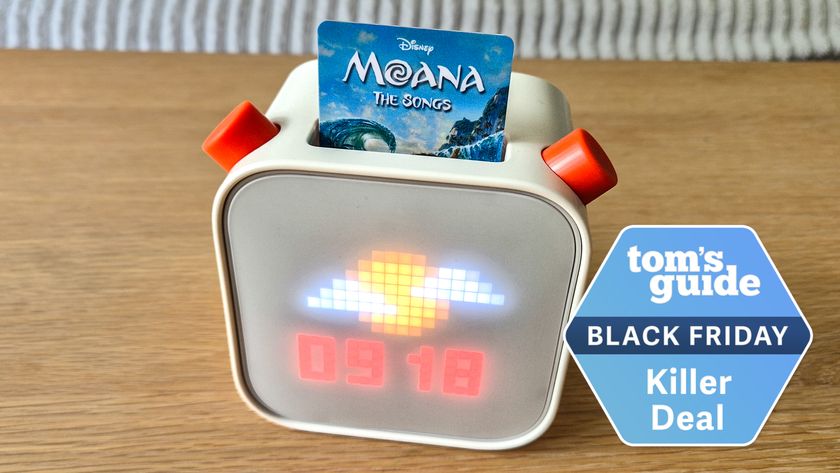 Yoto Player with a Tom&#039;s Guide Black Friday deal badge attached