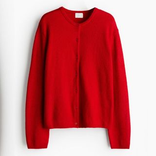 Red cardigan from H&M