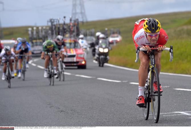 Cyril Lemoine (Cofidis) gets aero
