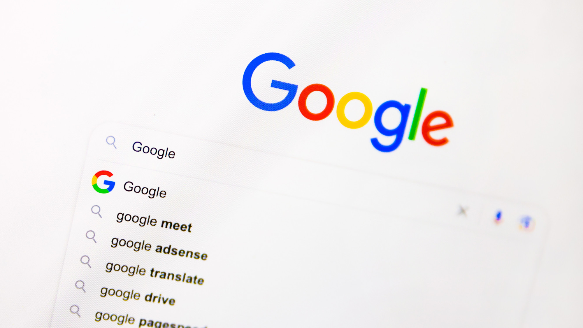 Google's homepage