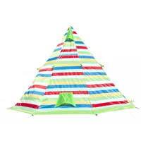 Pro Action  Pattern 4 Man 1 Room Tipi Camping Tent