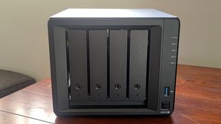Synology DiskStation DS925+ on a table