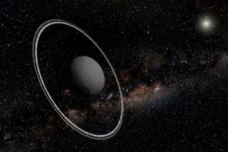 Rings Surrounding Asteroid Chariklo