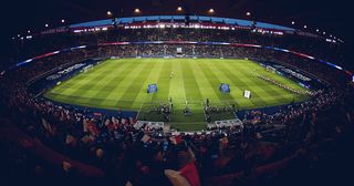 PSG tickets: How to get Paris Saint-Germain tickets for the Parc des Princes: A general view shows the Parc des Princes stadium in Paris ahead of the French L1 football match between Paris Saint-Germain (PSG) vs Troyes on November 28, 2015.