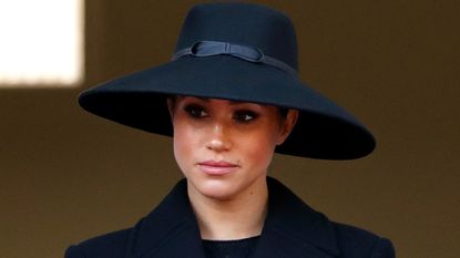 How Meghan Markle will honor Prince Philip, Meghan, Duchess of Sussex attends the annual Remembrance Sunday service at The Cenotaph on November 10, 2019 in London, England. 