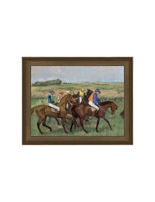 The Races by Edgar Degas Wall Art
