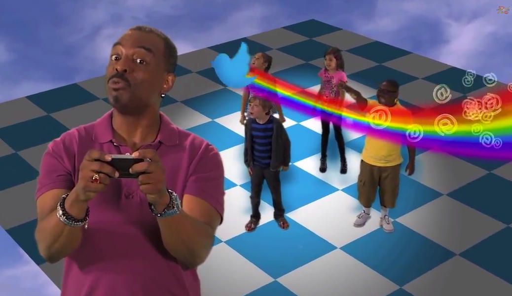 LeVar Burton and Jimmy Kimmel imagine the inanity of a Tweeting Rainbow spin-off