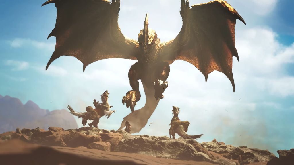 Trailer screenshot of Seregios in Monster Hunter Wilds