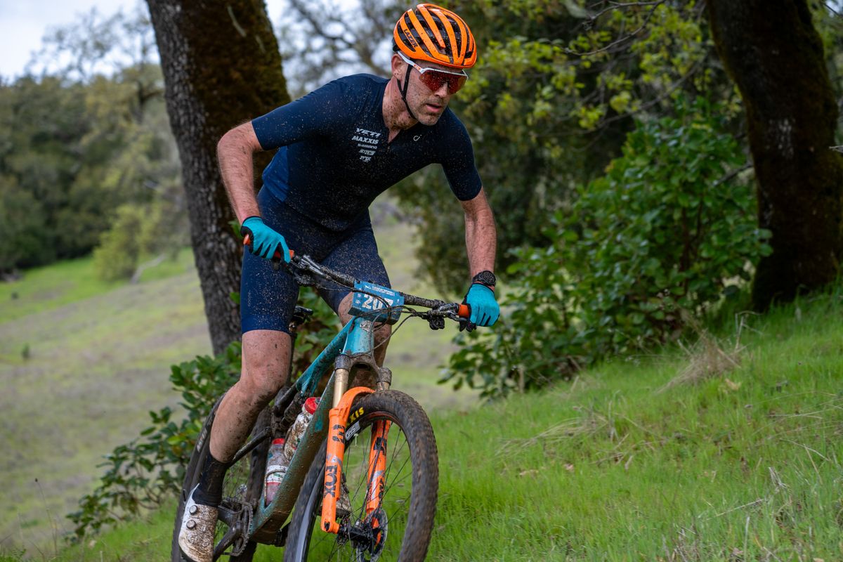 Geoff Kabush finished fifth for pro men at Lake Sonoma MTB