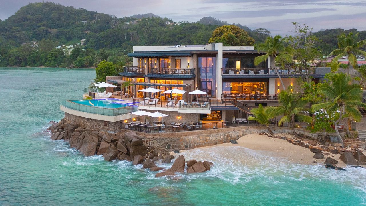 The main building at Mango House Seychelles