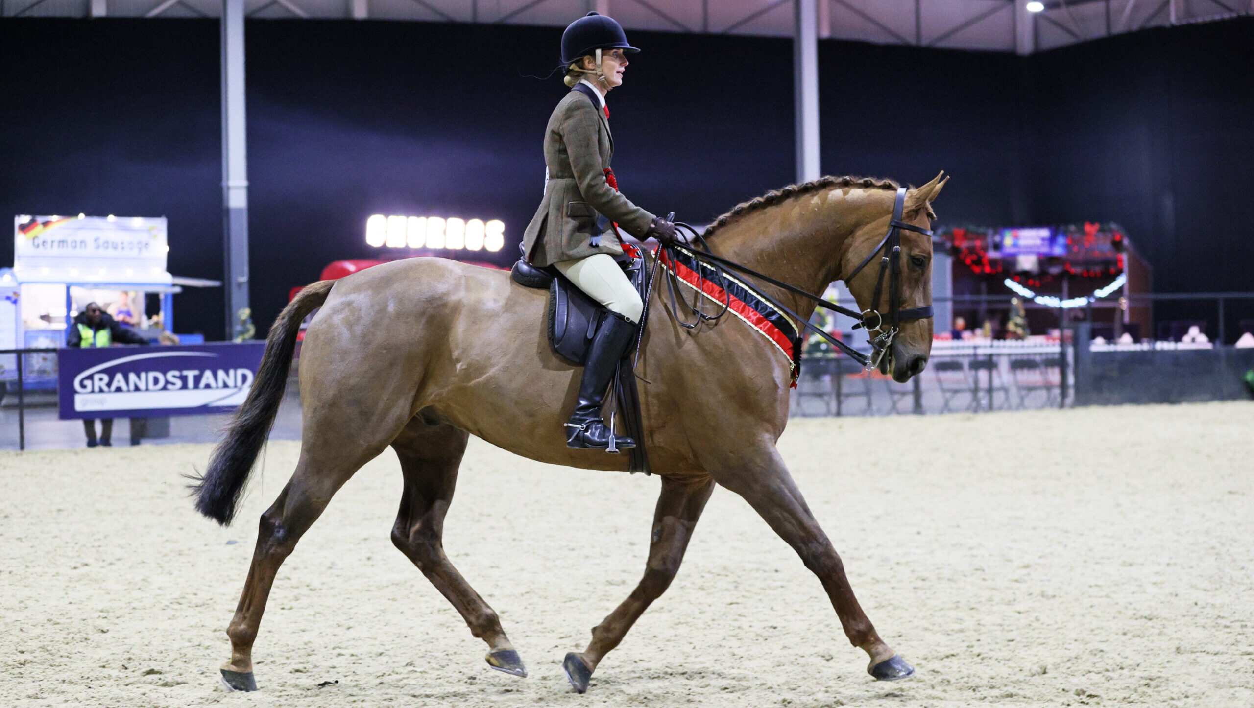 Thistledown Alice is champion at Your Horse Live in amateur showing class