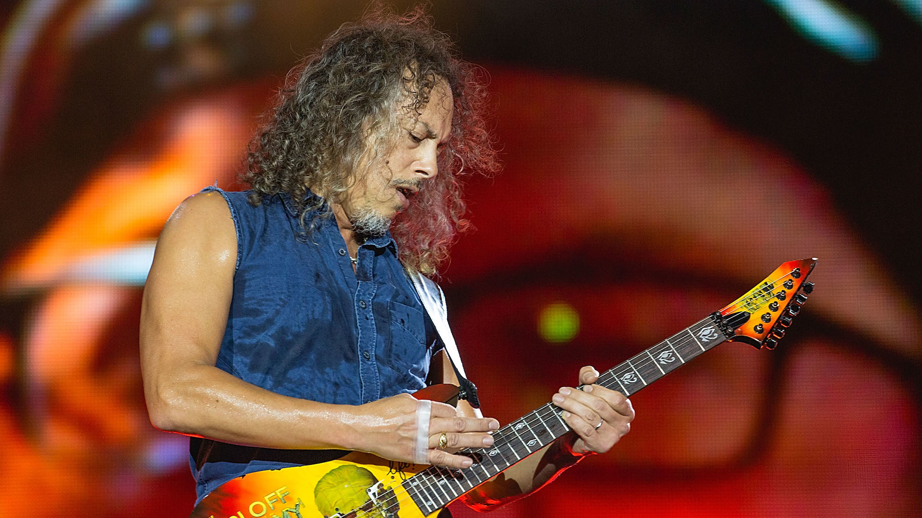 Metallica guitarist Kirk Hammett