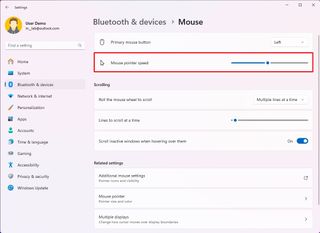 Change mouse speed