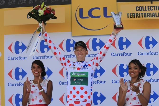 Pierre Rolland (Europcar) kept the polka dot jersey