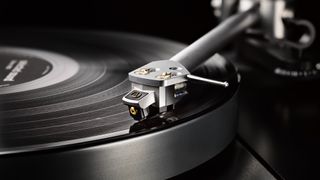 Audio-Technica AT-ART1000X cartridge on record groove