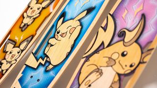 Bear Walker and Pokémon; close up of Pokémon on a skateboard