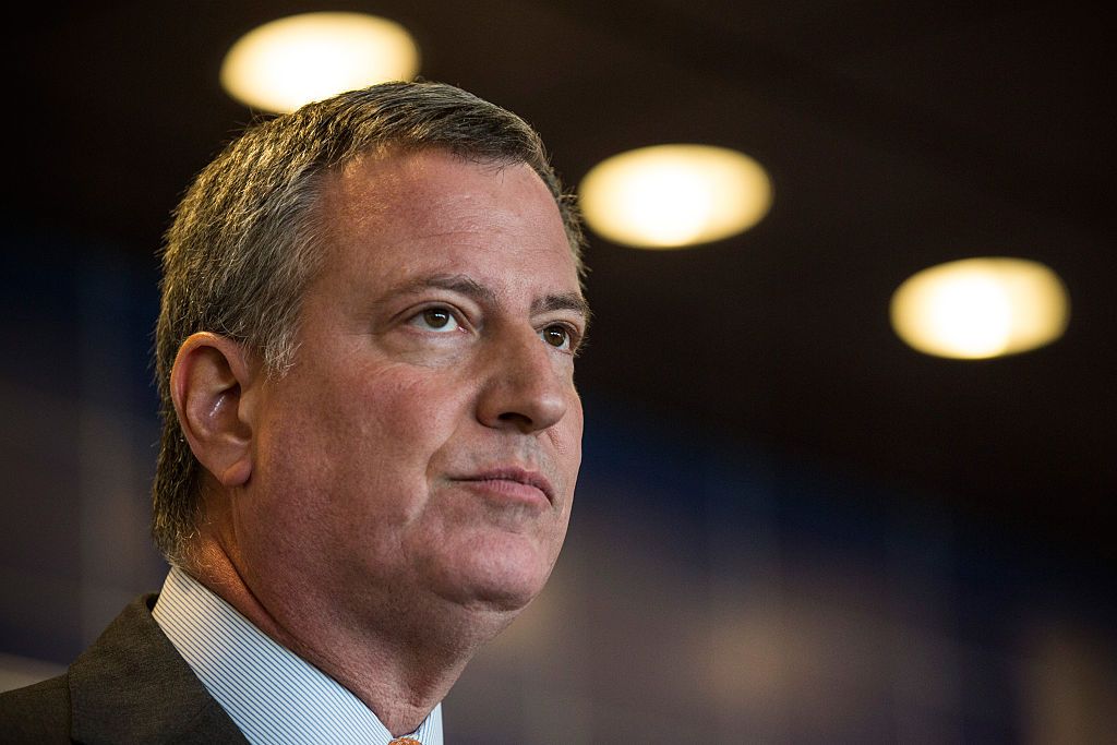 New York City Mayor Bill de Blasio