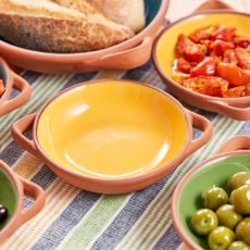 Terracotta tapas dishes