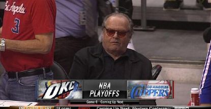 Jack Nicholson trades the Lakers for... the Clippers?
