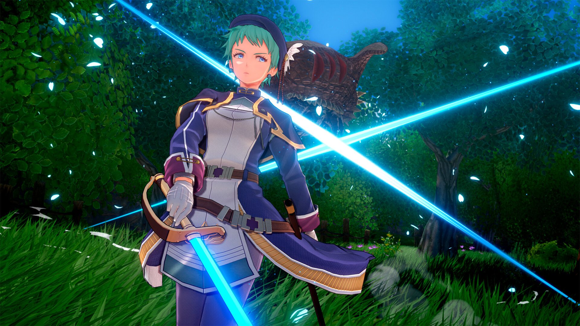 A screenshot of the upcoming Switch game, Trails in the Sky 2nd Chapter