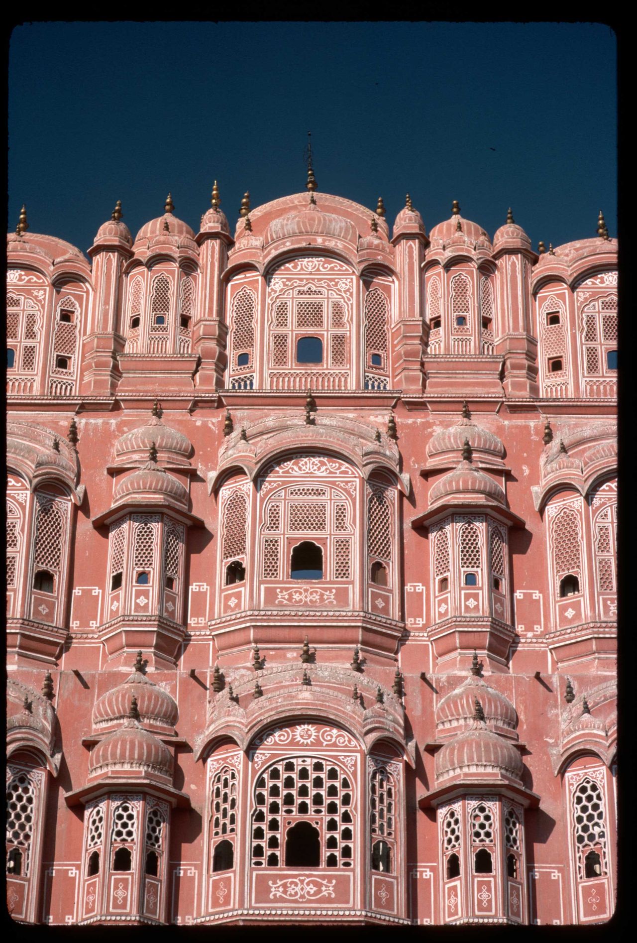 Built in 1799, the Hawa Mahal, or Palace of the Winds, is part of the City Palace complex in Jaipur, India.