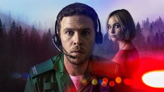 The Control Room key art featuring stars Iain De Caestecker and Joanna Vanderham