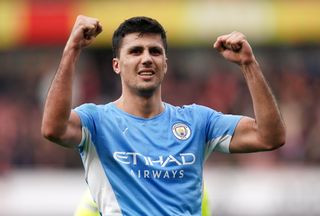 File photo dated 01-01-2022 of Manchester City’s Rodri, who was another of City’s pass-masters who helped Pep Guardiola’s side dominate possession against opponents. Issue date: Friday May 20, 2022