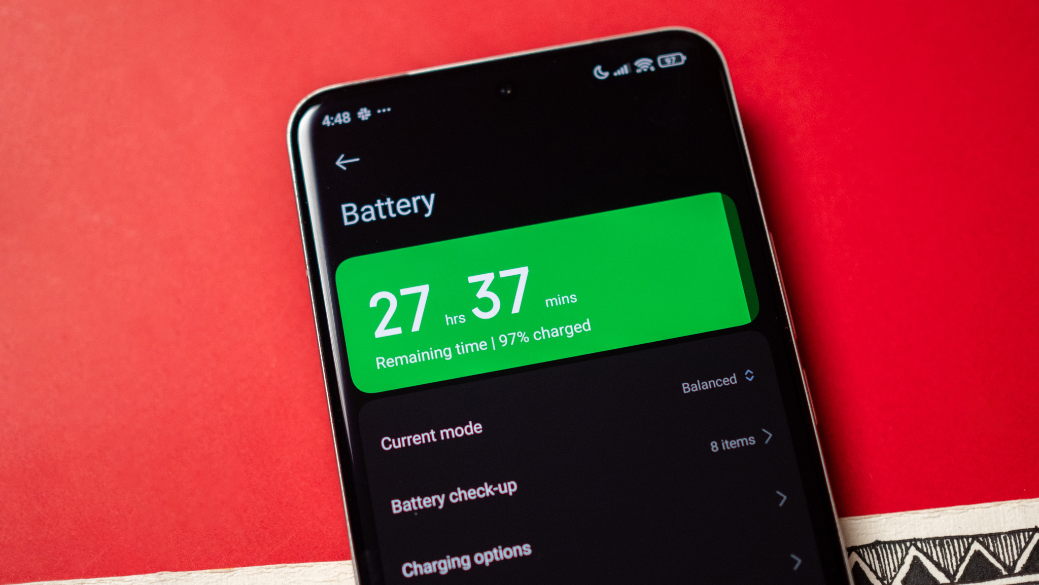 Xiaomi 15 Ultra battery settings