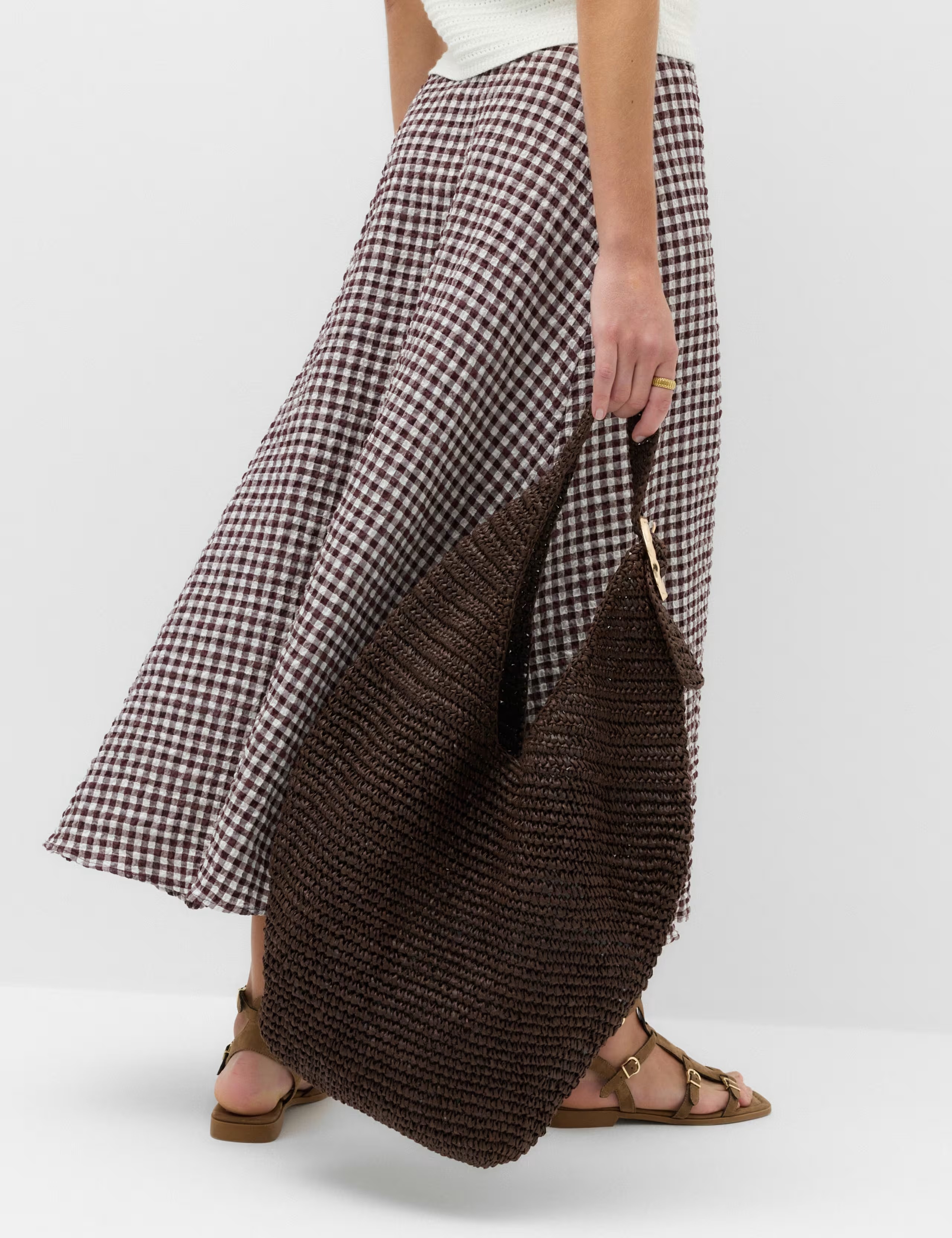 Baia Cotton Maxi Skirt