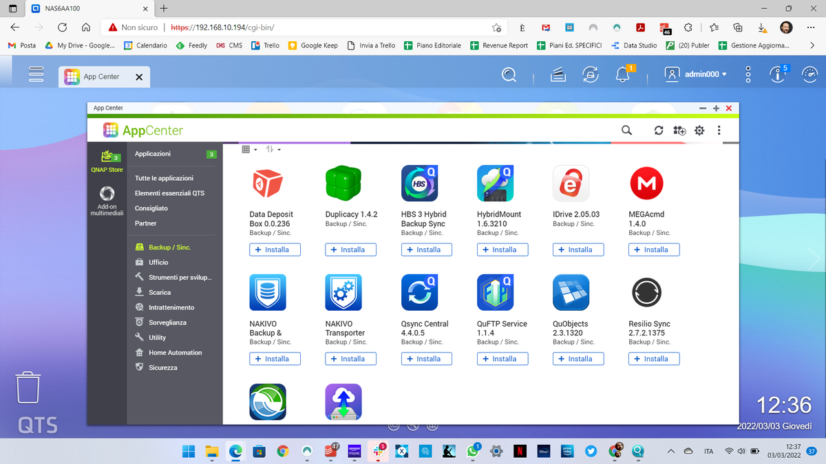 Qnap QTS 5.0
