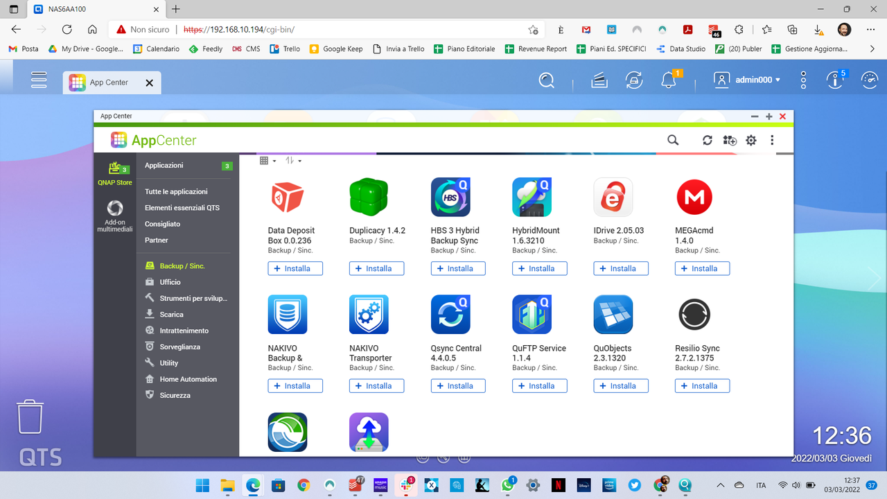 Qnap QTS 5.0