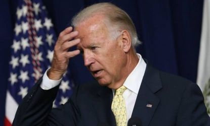 Vice President Joe Biden speaks at a White House Community Leaders Briefing on July 16: Republicans are calling for the vice president to apologize for saying that the GOP wants to put Africa