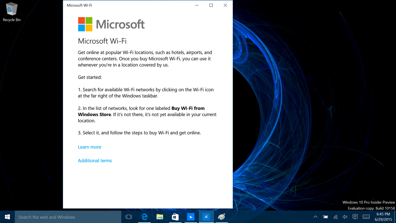 Microsoft Wi-Fi