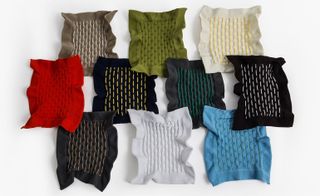 3D stretch textile in ten different colourways