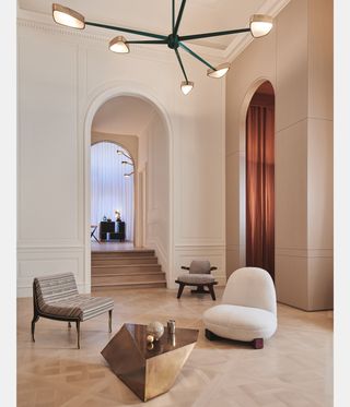 furniture in Achille Salvagni showroom interior
