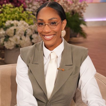 A'ja Wilson styled a light-wash Canadian denim tuxedo in her latest Instagram post