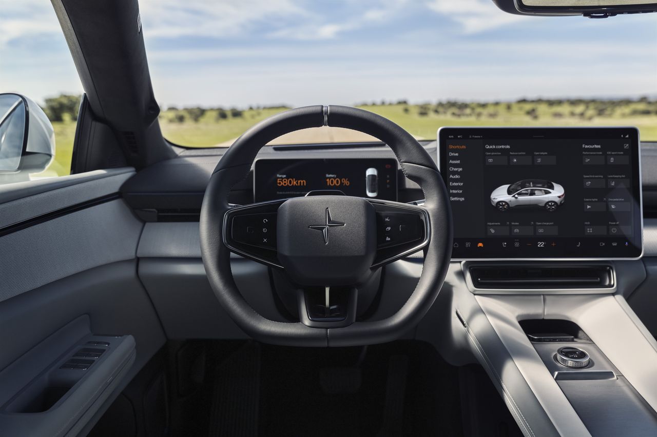 Images of the Polestar 4
