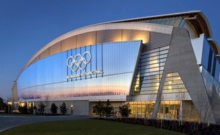 Exterior view of Richmond Olympic Oval