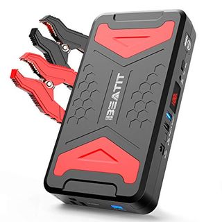 BEATIT QDSP 2200Amp Peak 12V car Jump Starter (Up to 10.0L Gas and 10.0LDiesel Engine) 21,000mAh power bank With 100W 110V portable power station inverter for Outdoor Adventure Load Trip Camping Emerg