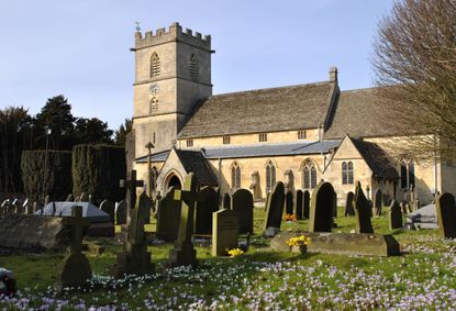 St. Mary's Church in Prestbury, Gloucestershire. Credit: Alamy Stock Photo