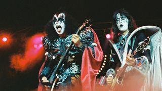 [L-R] Gene Simmons and Ace Frehley of Kiss