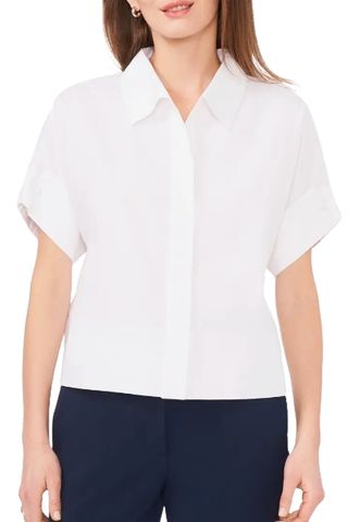 Short Sleeve Crop Shirt