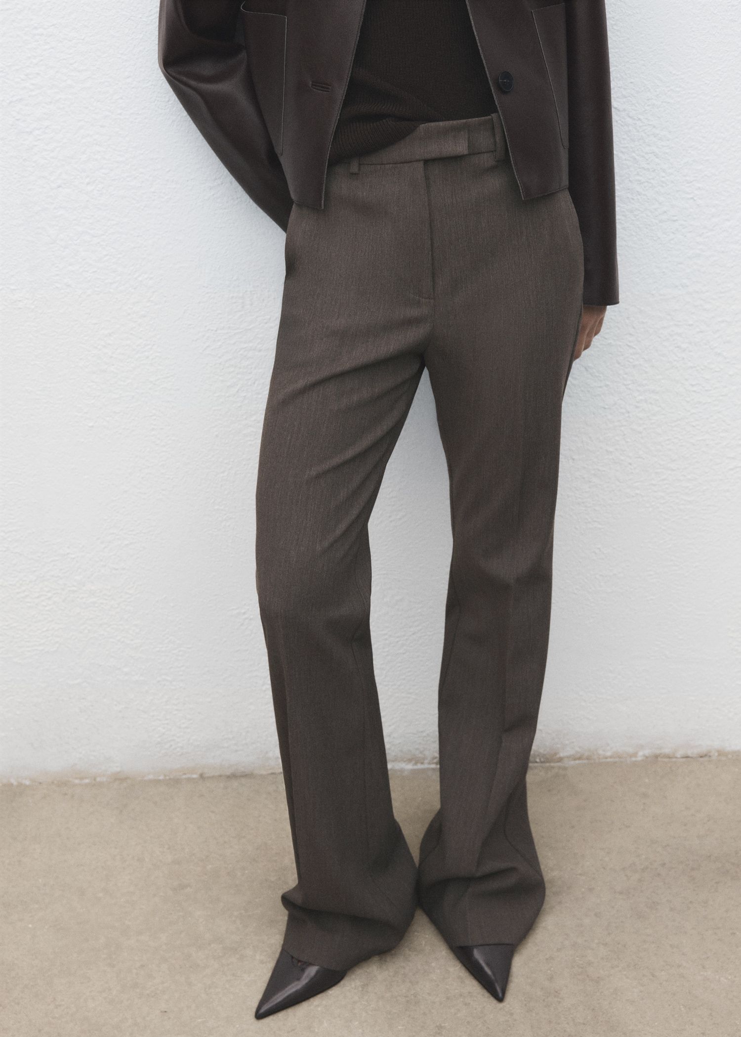 Mid-Rise Flare Pants - Women | Mango Usa